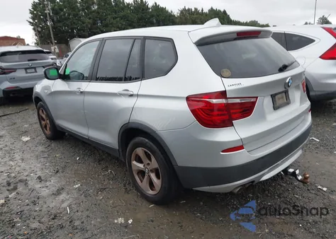2012 BMW X3 xDrive28I из США, поврежденный, VIN 5UXWX5C55CL722589